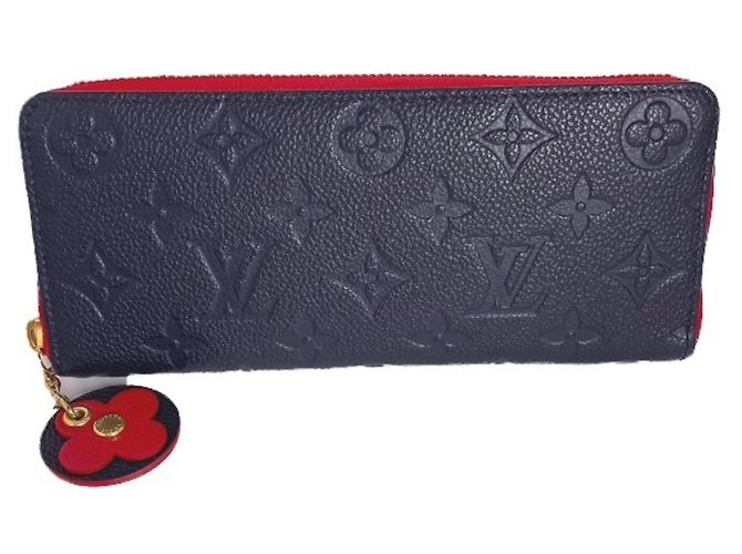 Cartera Larga Clemence de Louis Vuitton Roja
