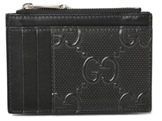 Gucci Black Leather Coin Purse  ref.1512552