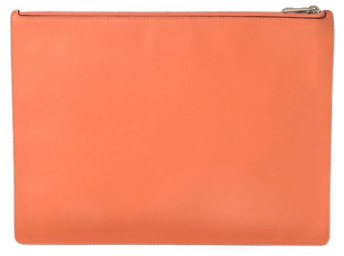 Clutch in pelle Coral Loewe Corallo
