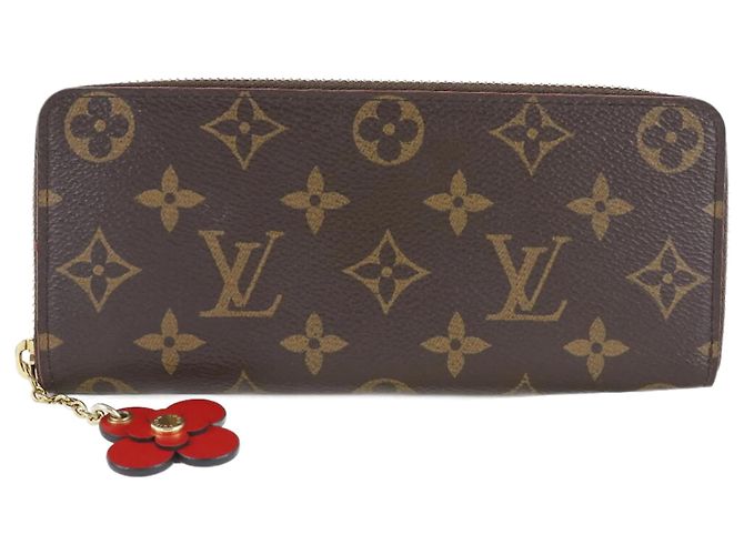 Monedero Monograma Louis Vuitton Castaño