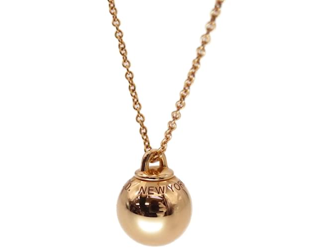 Tiffany & Co Collana in oro rosa Tiffany Hardware Ball da 12 mm D'oro  ref.1513234