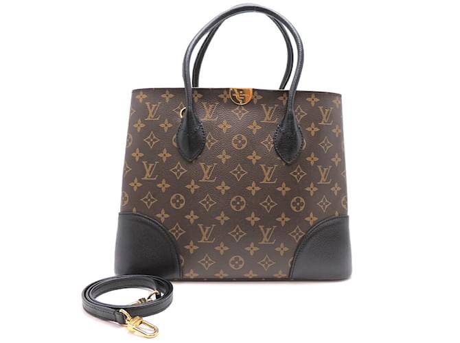 Louis Vuitton Flandrin Ladies Handbag Brown Black  ref.1513360