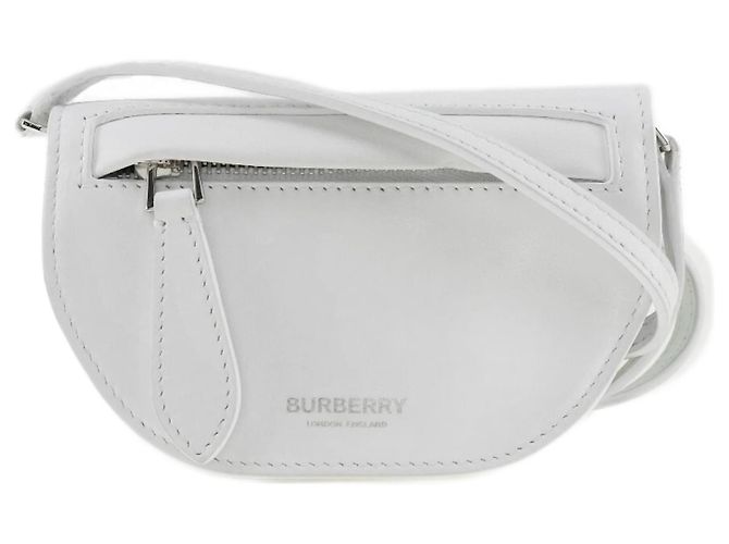 Bolsa de Ombro Olympia Mini da Burberry Branco
