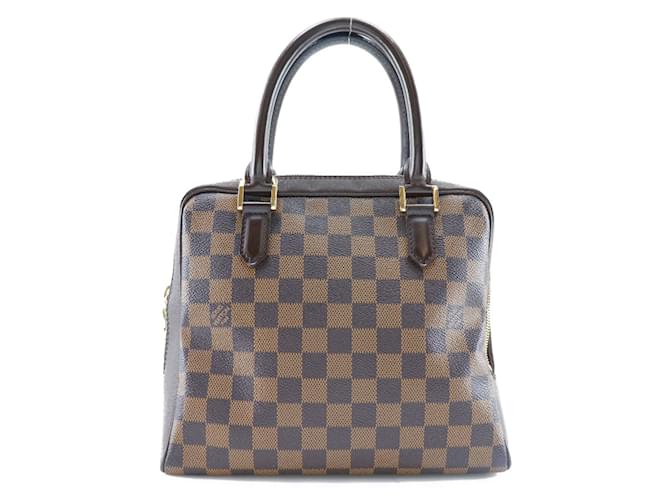 Louis Vuitton Brera Handbag Brown Cloth  ref.1513464