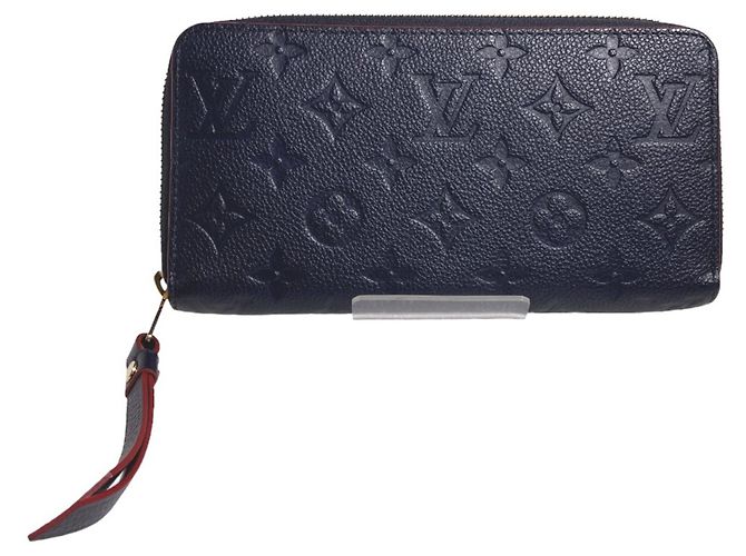 Cartera Zippy Empreinte Marine Rouge Louis Vuitton Roja