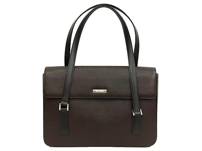 Burberry Brown Leather Shoulder Bag  ref.1513682