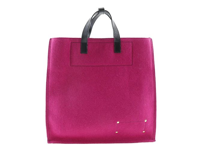 Bolsa tote preta e rosa Saint Laurent Preto