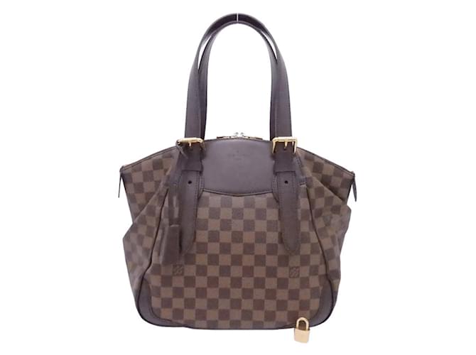 Bolsa Louis Vuitton Damier Verona MM Marrom Damier ebene Lona  ref.1513862