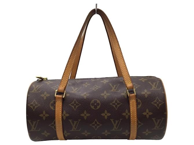 Louis Vuitton Monogram Papillon 26 Handbag Brown Patent leather  ref.1513994