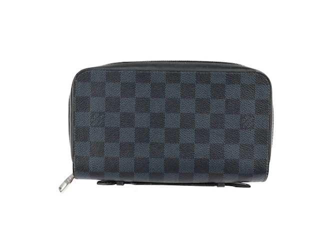 Cartera larga Zippy XL Damier Ecobalt Louis Vuitton Azul marino Cuero Plástico  ref.1514140