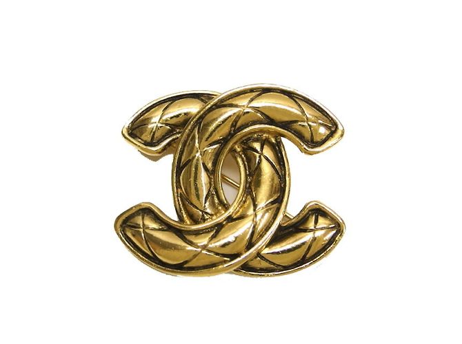 Spilla Matelassé Cocomark di Chanel D'oro