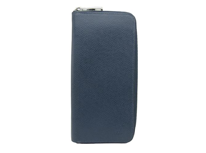 Louis Vuitton Taiga Zippy Wallet M32837 Blue Navy blue Leather  ref.1514181