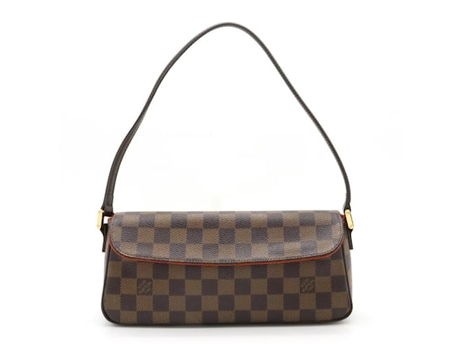 Sac à épaule Damier Recoleta de Louis Vuitton Plastique Damier ebène  ref.1514348