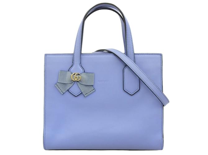 Gucci Blue Bow Handbag and Shoulder Bag  ref.1514448