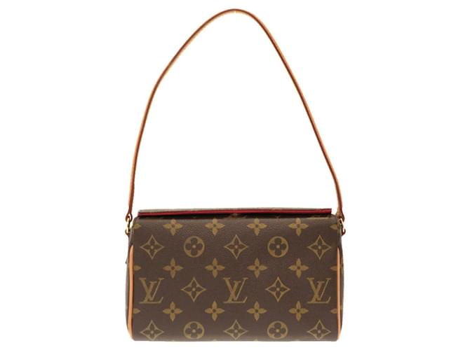 Bolso de mano Monogram Recital Louis Vuitton Castaño Charol  ref.1514603