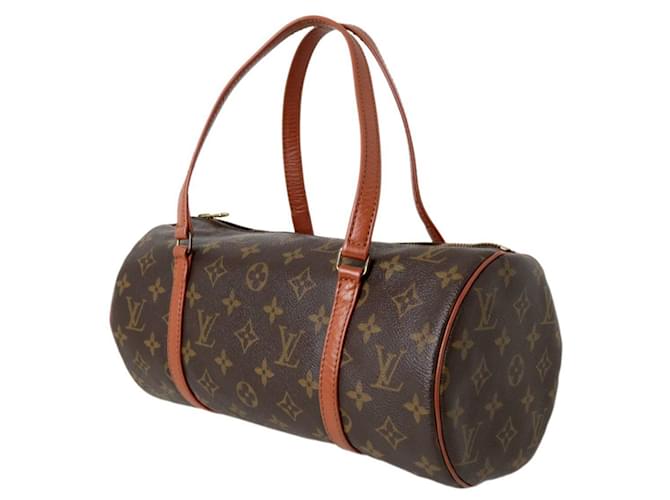 Sac Boston Papillon 30 Louis Vuitton Cuir vernis Monogramme  ref.1514795