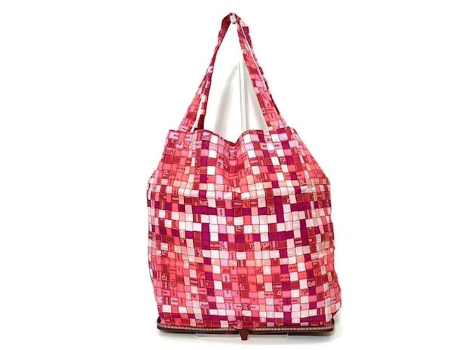 Hermès Hermes Silky Pop Eco Handbag Pink Red Dark red  ref.1514929