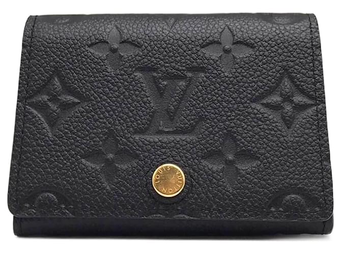 Étui à cartes Monogram Empreinte Louis Vuitton Toile Noir  ref.1514950