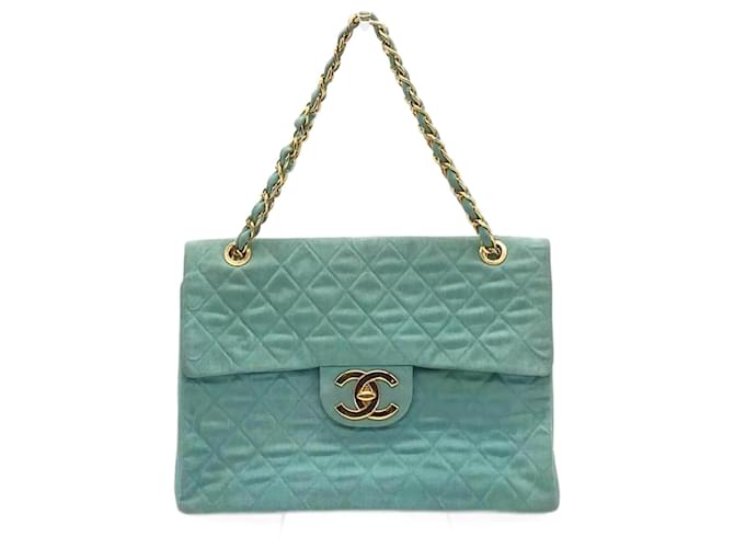 Bolso de mano de denim azul claro Chanel Juan  ref.1514959