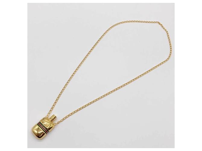 Collier motif bouteille de la ligne Sherry de Gucci Métal  ref.1514964