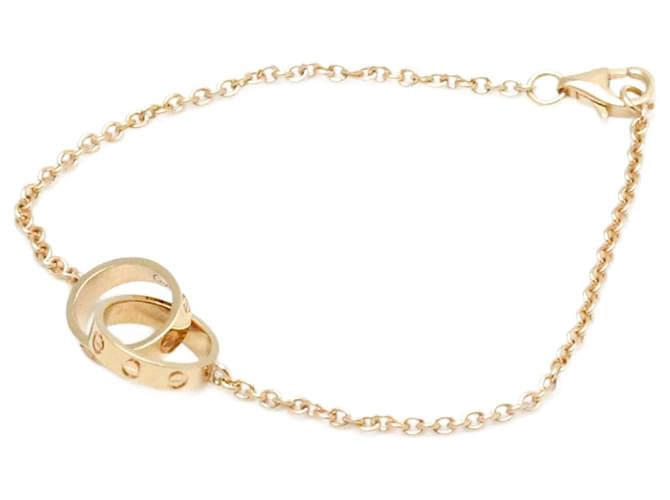 Pulseira Love Cartier em ouro rosa Dourado  ref.1514982