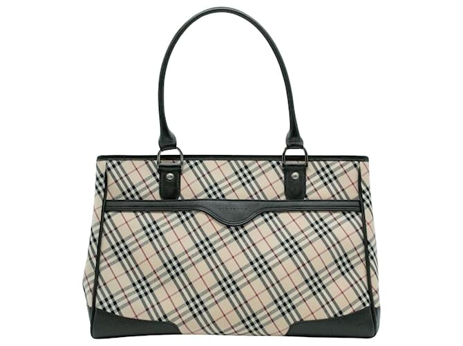 Burberry Nova Check Toile Beige  ref.1515056