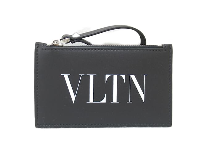 Valentino Black Leather Card Wallet  ref.1515061