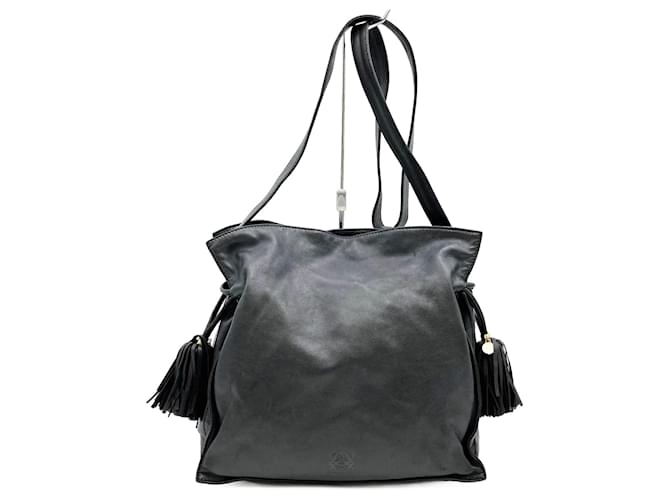 Sac à épaule Flamenco Loewe Noir  ref.1515079