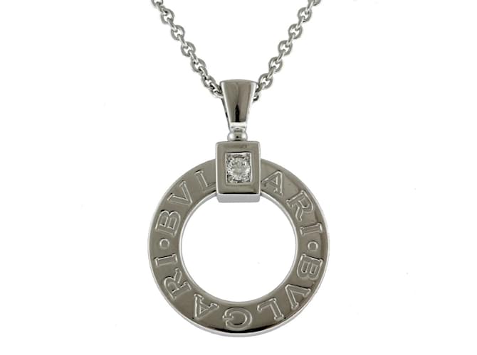 Bulgari Collier en diamant en or blanc 18K Bvlgari  ref.1515088