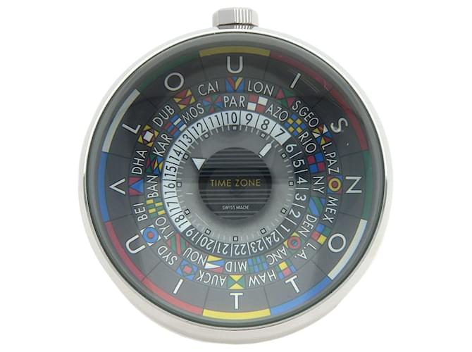 Horloge de table Louis Vuitton Q5Q000 Acier  ref.1515107