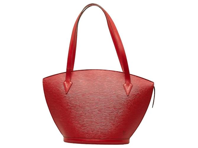 Bolso de Hombro Saint-Jacques Epi Louis Vuitton Roja Cuero  ref.1515117