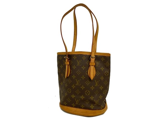 Louis Vuitton Monogram Petit Bucket Tote Bag Brown  ref.1515122