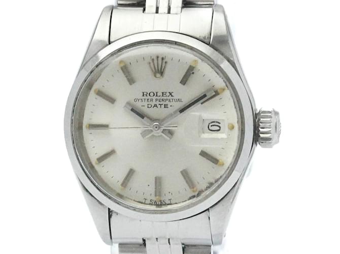 Reloj Vintage Rolex Oyster Perpetual Date 6516 para Damas  ref.1515141