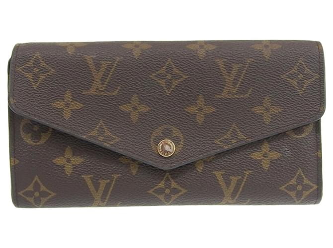 Louis Vuitton Monogram Portefeuille Sarah Long Wallet Pink Patent leather  ref.1515185