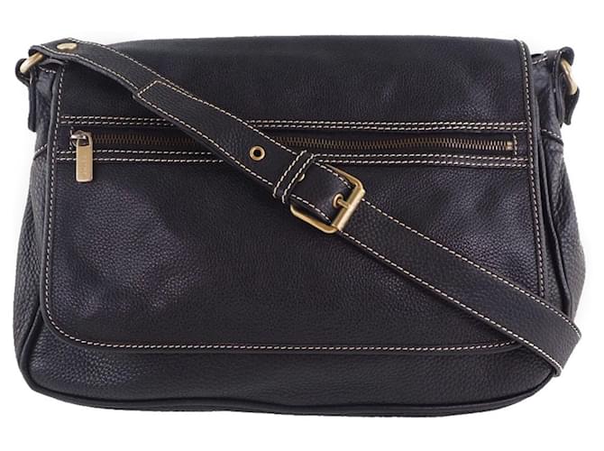 Céline Sac à épaule en cuir de veau noir Celine  ref.1515217