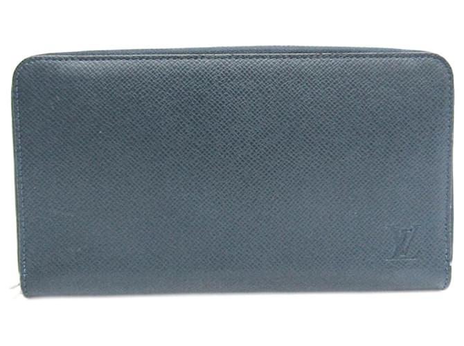 Organisateur Zippy Taiga M30515 de Louis Vuitton - Portefeuille Long Cuir Bleu  ref.1515230