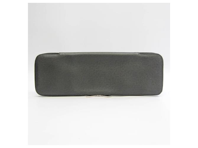 Estojo para 5 Gravatas Louis Vuitton Preto Couro  ref.1515232