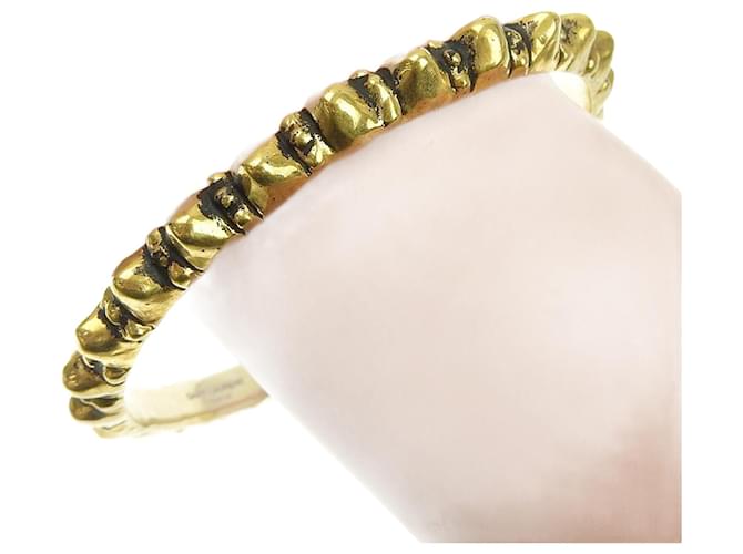 Pulseira banhada a ouro Yves Saint Laurent Dourado  ref.1515238