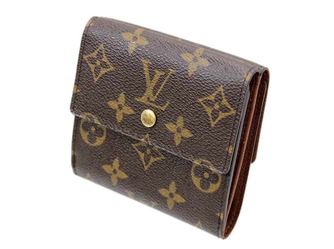 Carteira bi-fold Monogram Louis Vuitton Monograma Couro envernizado  ref.1515266