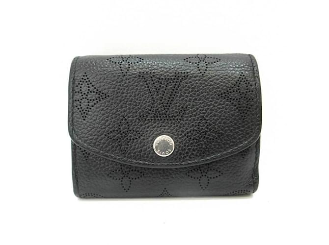 Portefeuille mini trifold Louis Vuitton Portofeu Ilysse XS Noir  ref.1515275