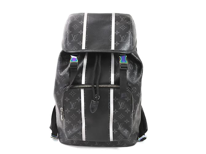 Mochila Monogram Eclipse da Louis Vuitton Preto Monograma Lona  ref.1515312