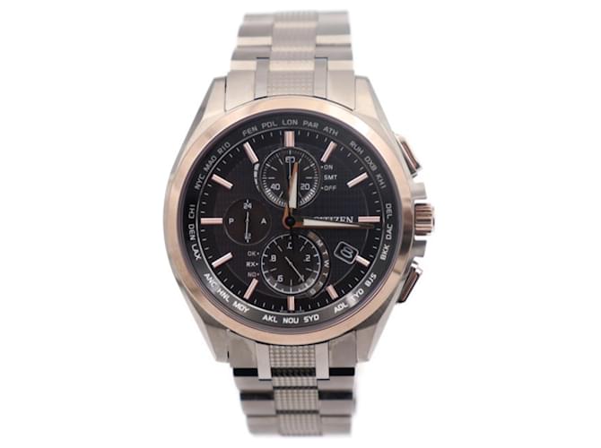 Citizens of Humanity Montre Citizen Attesa Eco Drive AT8047-58E Argenté Doré  ref.1515320