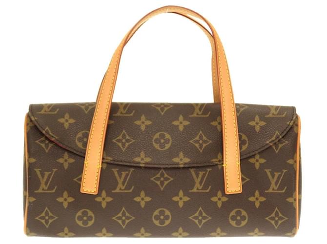 Louis Vuitton Monogram Sonatine Handbag Brown Patent leather  ref.1515354