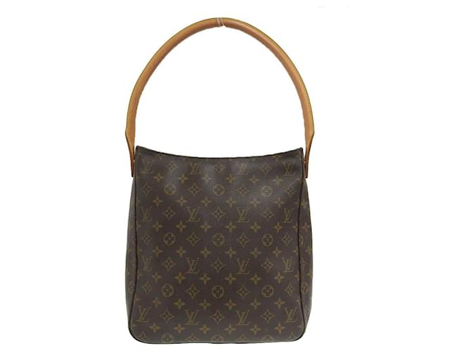 Bolsa de Ombro Looping GM Monograma Louis Vuitton Couro envernizado  ref.1515395