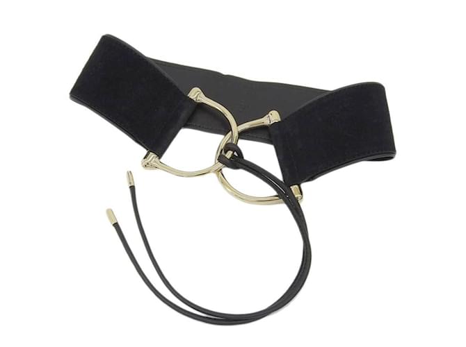 Gucci Black Suede Wide Belt  ref.1515413