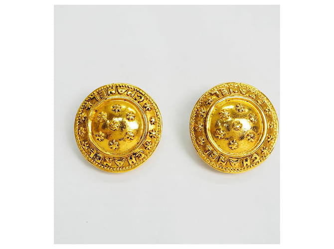 Otras joyas Pendientes earcuff de oro vintage Chanel Dorado Metal  ref.1515439