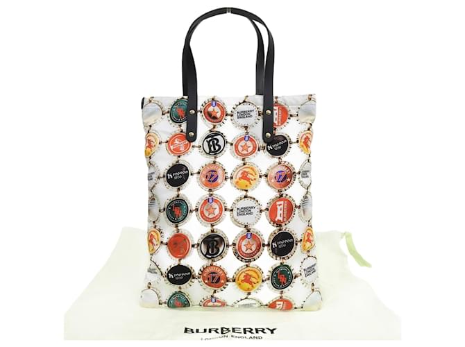 Bolso tote de nylon multicolor de Burberry  ref.1515462