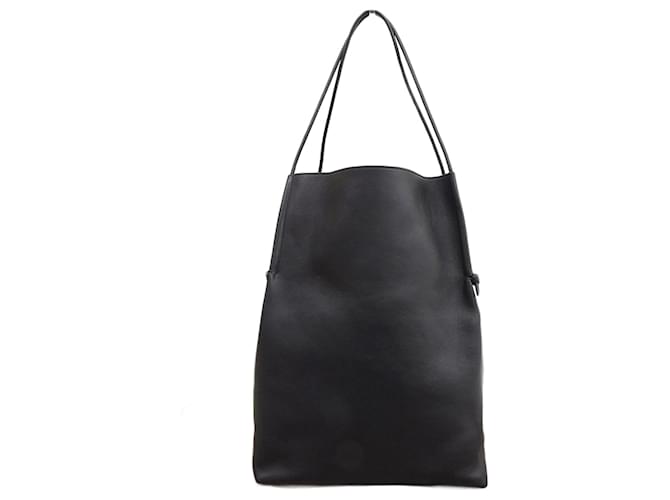 Sac fourre-tout en cuir noir Bottega Veneta  ref.1515484