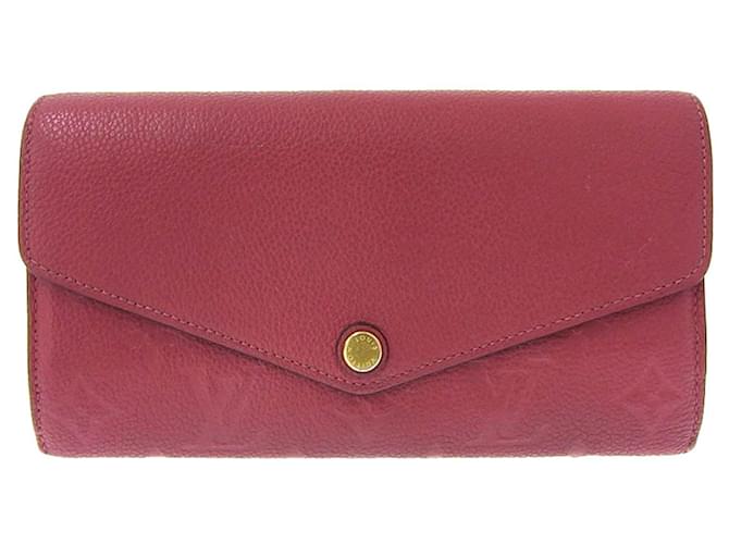 Porte-monnaie en cuir Monogram Empreinte Louis Vuitton Toile Marron  ref.1515497