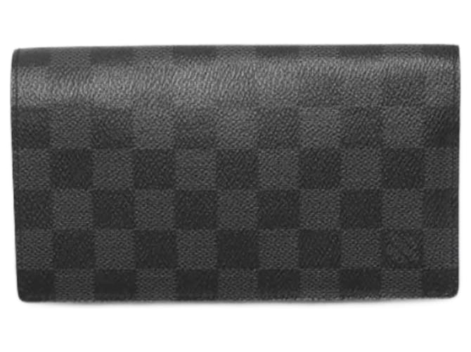 Louis Vuitton Damier Graphite Long Wallet Damier ebene Cloth  ref.1515516
